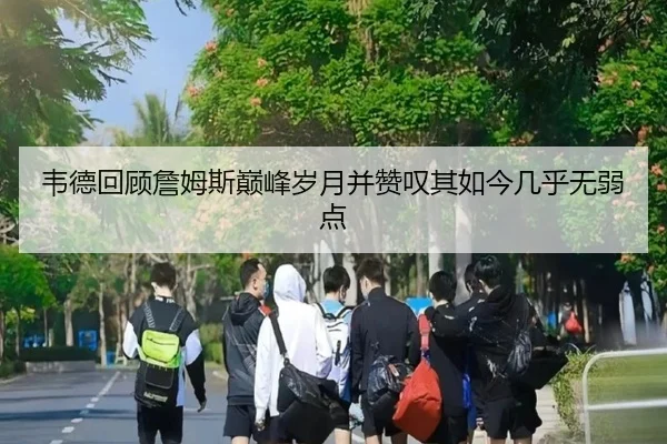 韦德回顾詹姆斯巅峰岁月并赞叹其如今几乎无弱点